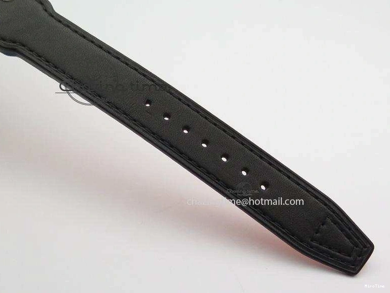 MIROTIME 0514 GoodFit Big Pilot Real PR IW500912 ZF Best Edition Black Dial On Black Leather Strap A 7287